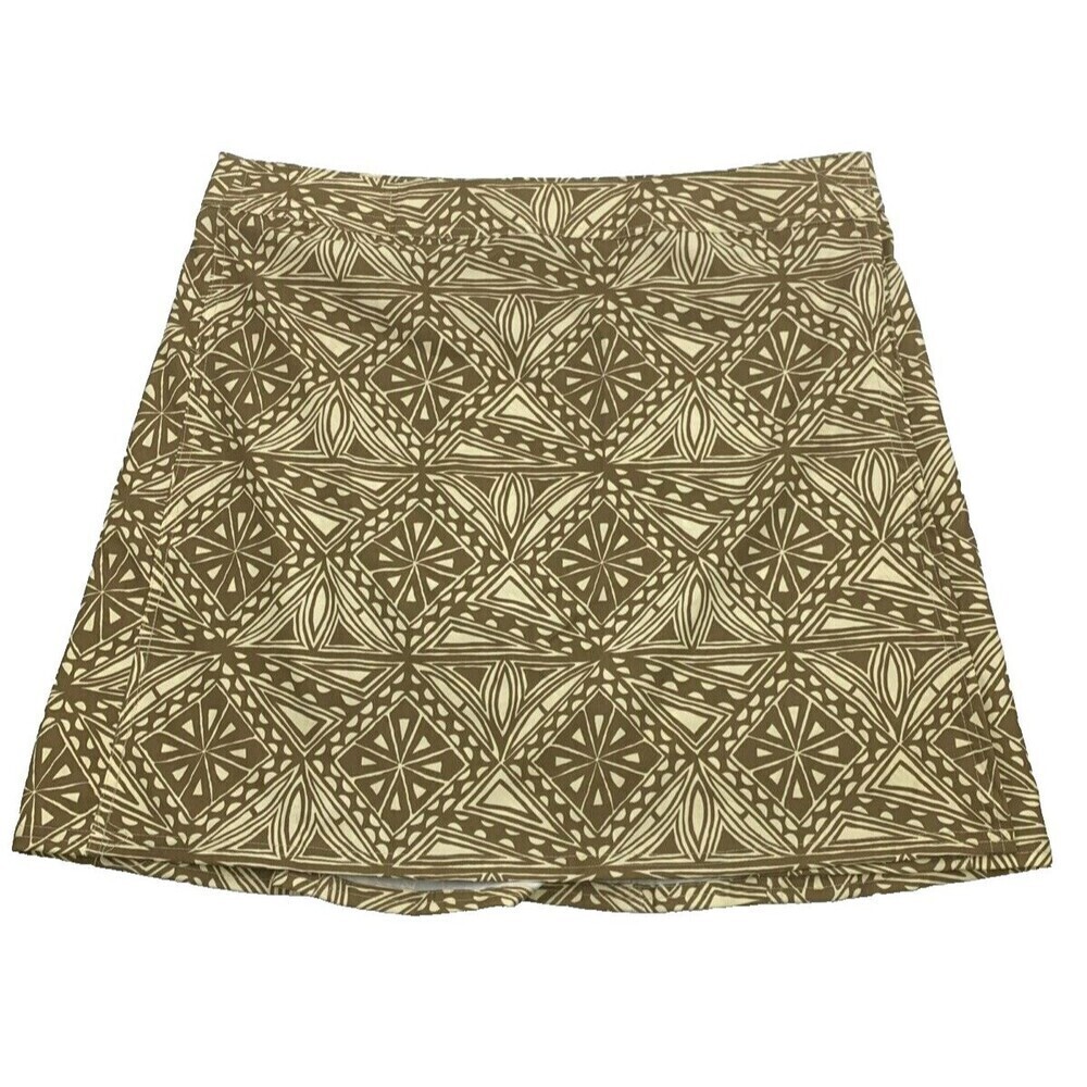 Ripskirt Hawaii Wrap Skirt Length 2 Adjustable Cover Up Brown Tan Pattern‎ XL